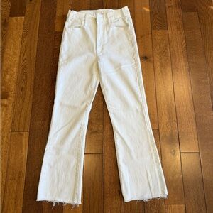 MOTHER Hustler Ankle Fray Fairest of Them All (size 25)